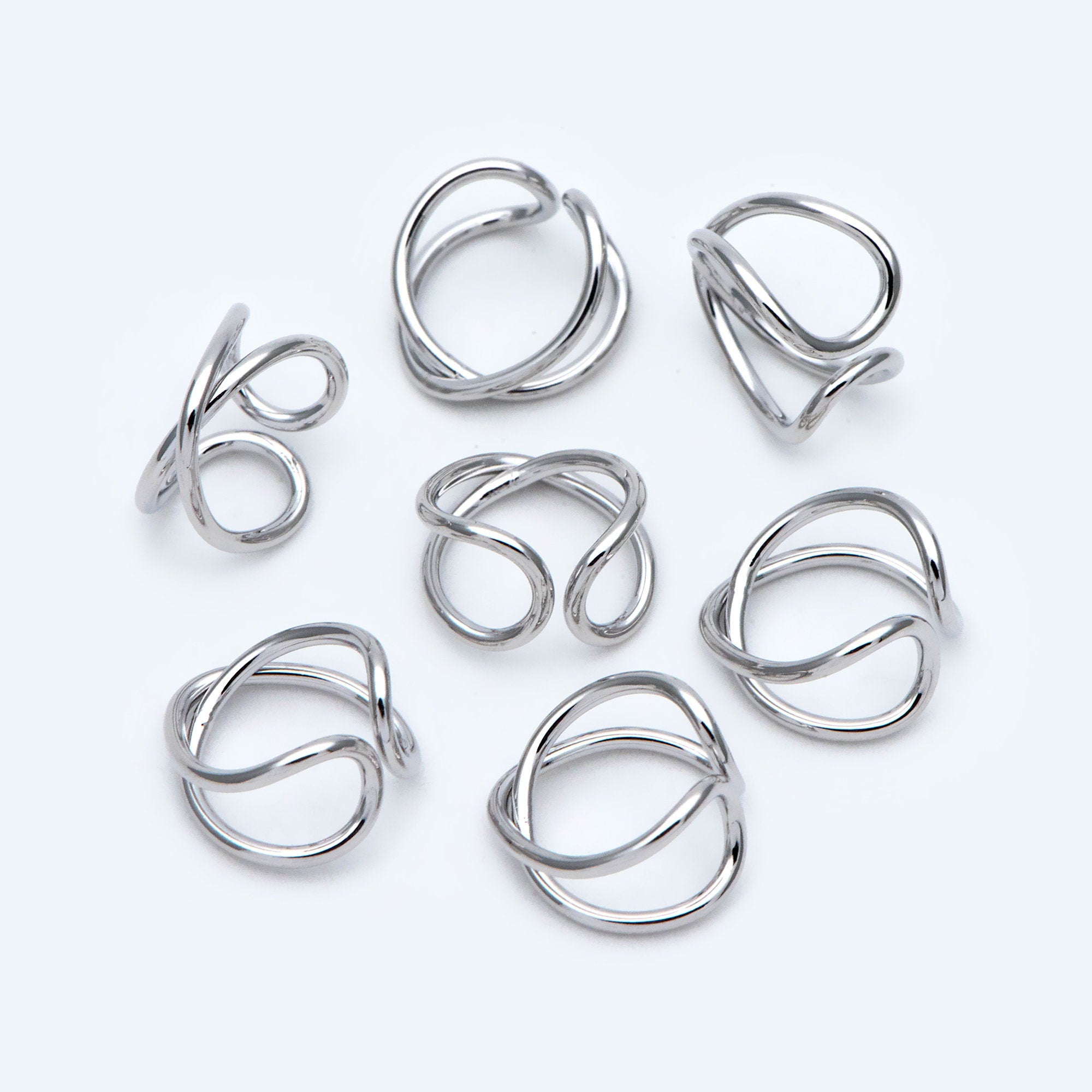 10pcs Gold/ Silver tone Ear Cuff, Cartilage, Dainty Earcuff Earring (GB-2826-E)